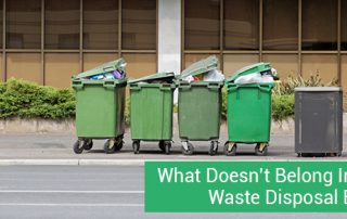 What Doesn’t Belong In A Waste Disposal Bin